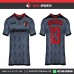 ZIGZAG GREY   SOCCER JERSEYS
